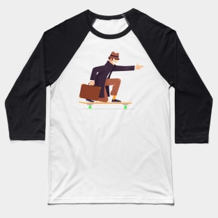 Detective Longboard Baseball T-Shirt
